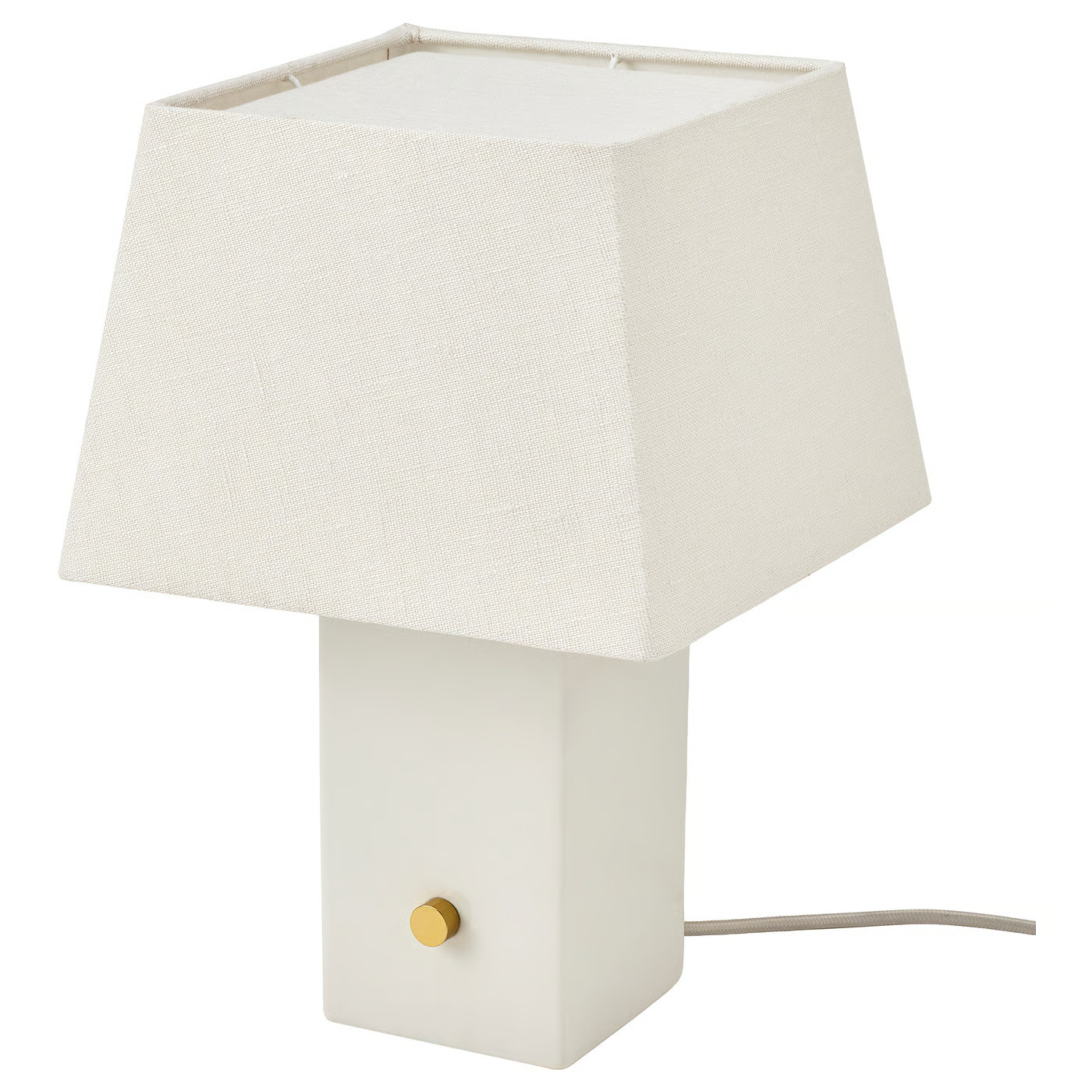 IKEA HALGATT table lamp, dimmable white/white ceramic, 14 | IKEA US