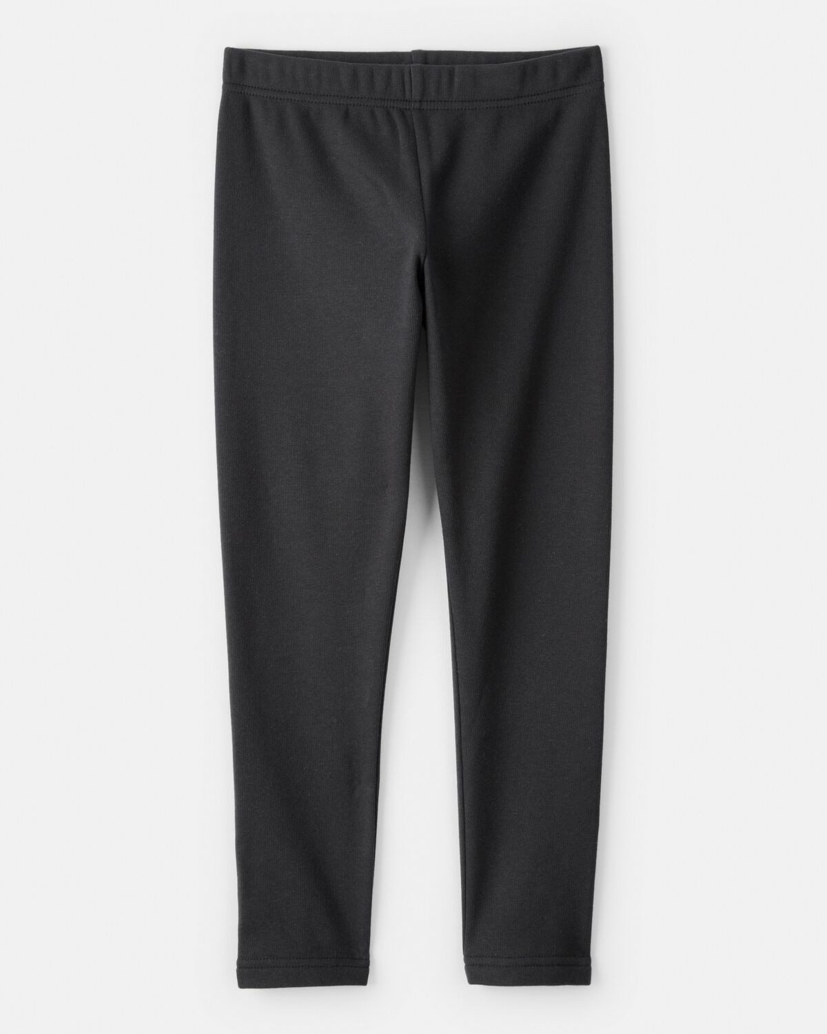 Girls Cozy Fleece Pull-On Stretch Leggings - Black | Carter's Inc