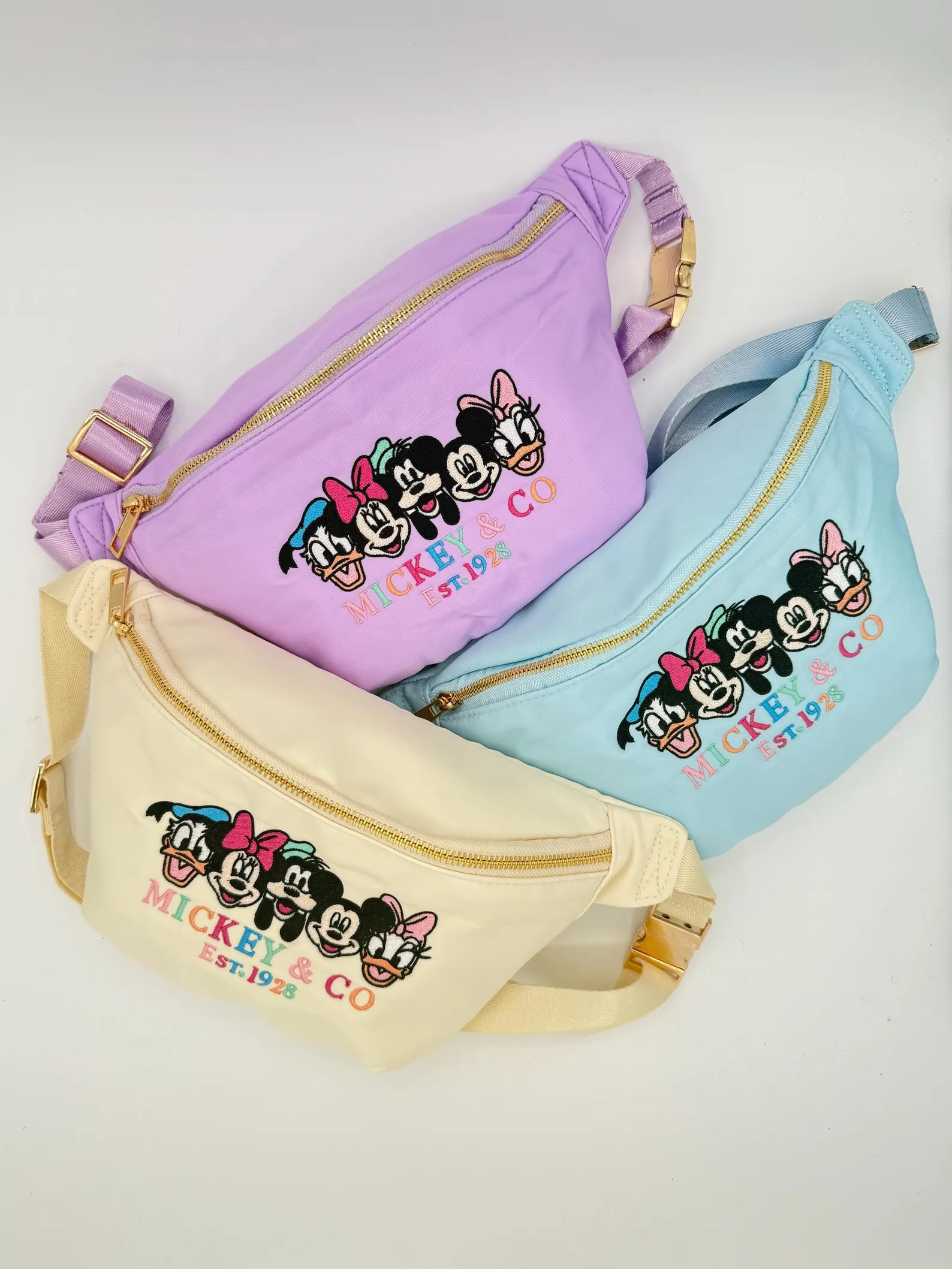 Mouse and Co Large Embroidered Fanny Pack | Etsy (Global)