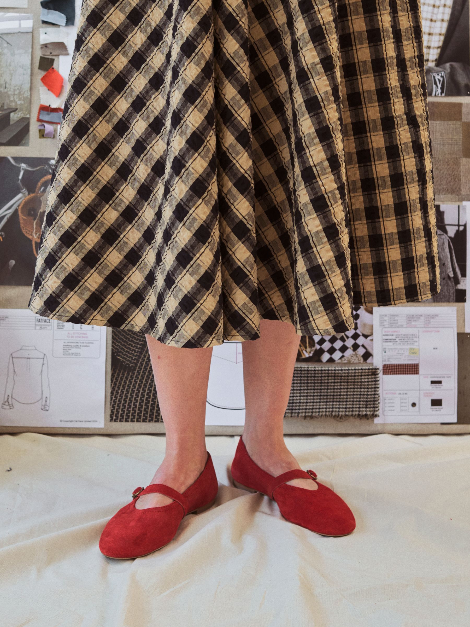 Red Leather Mary Jane Pump | FatFace | Fat Face