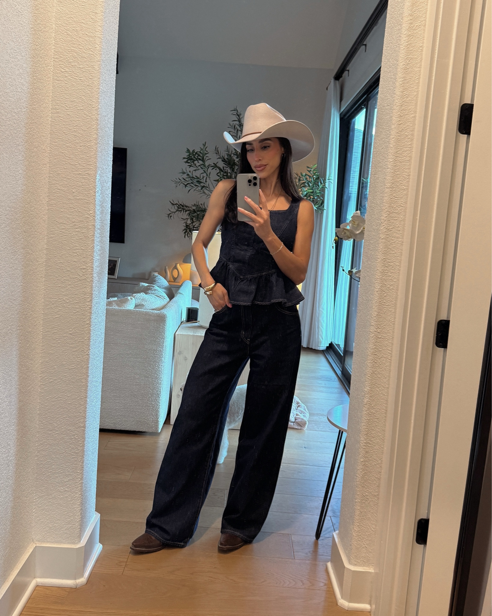 Western outfit #boots #denimondenim #levis #western #ciuntry #festival 

#LTKFestival #LTKootd