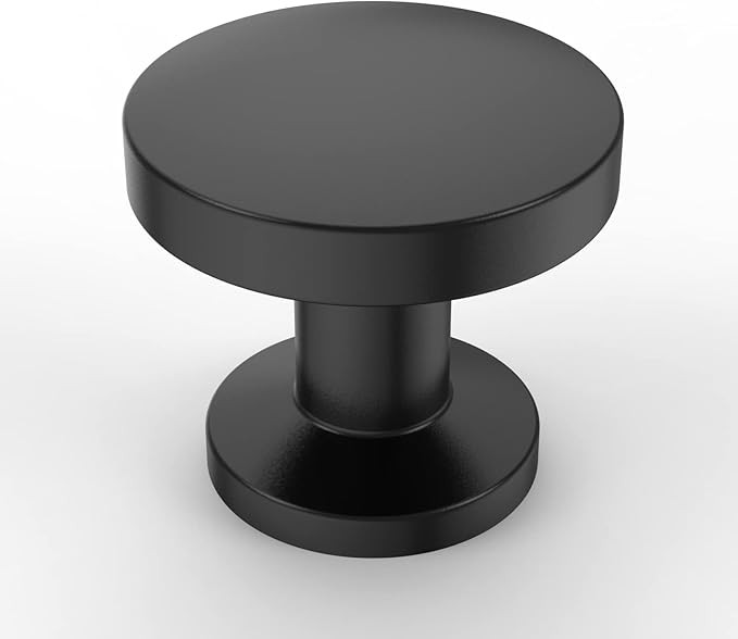 Asidrama 10 Pack Matte Black Kitchen Cabinet Knobs Dresser Knobs Drawer Knobs Cabinet Hardware Zi... | Amazon (US)
