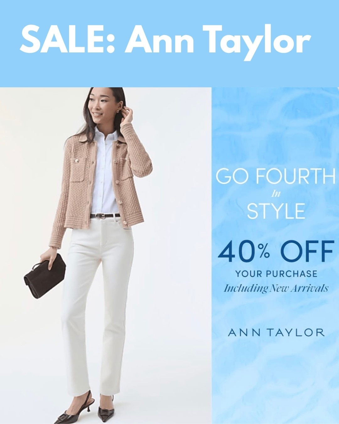Holiday SALE at Ann Taylor ‼️ 40% OFF your top favorite looks!! Best in WorkWear award 🥇

#LTKSaleAlert #LTKootd #LTKOver40
