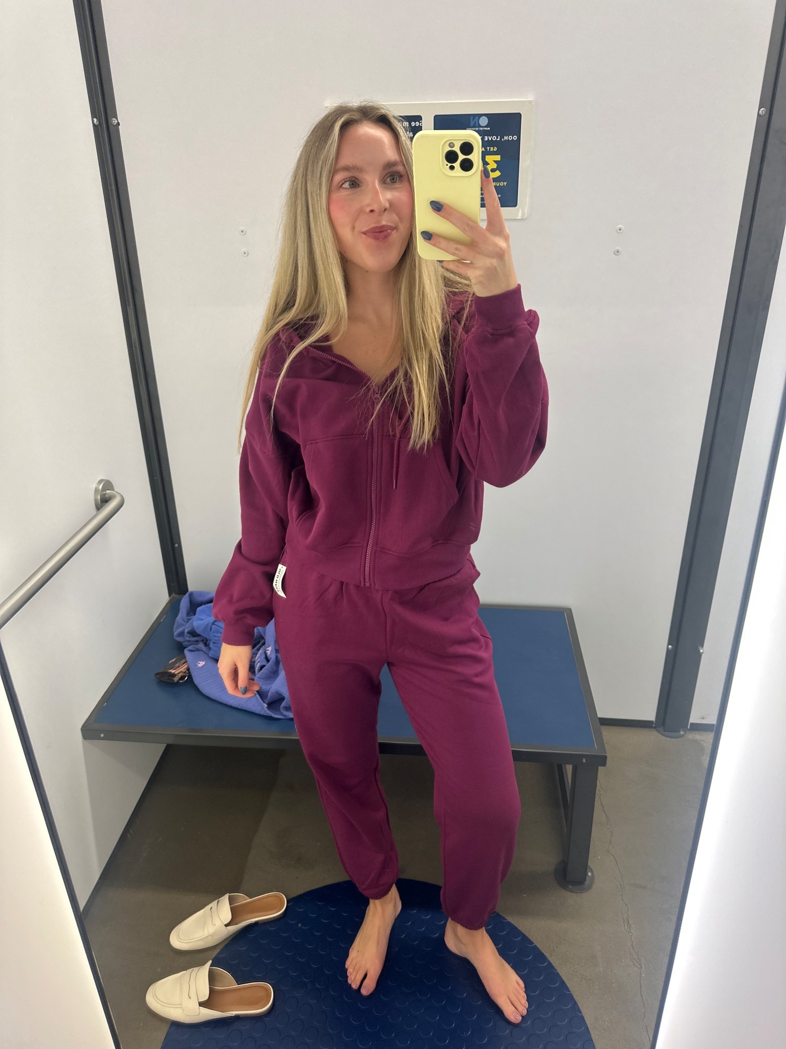 Dressing room selfie because how cute is this set?! Amethyst for HOC summers! ☀️ 50% OFF RN!

#LTKActive #LTKSeasonal #LTKFindsUnder50