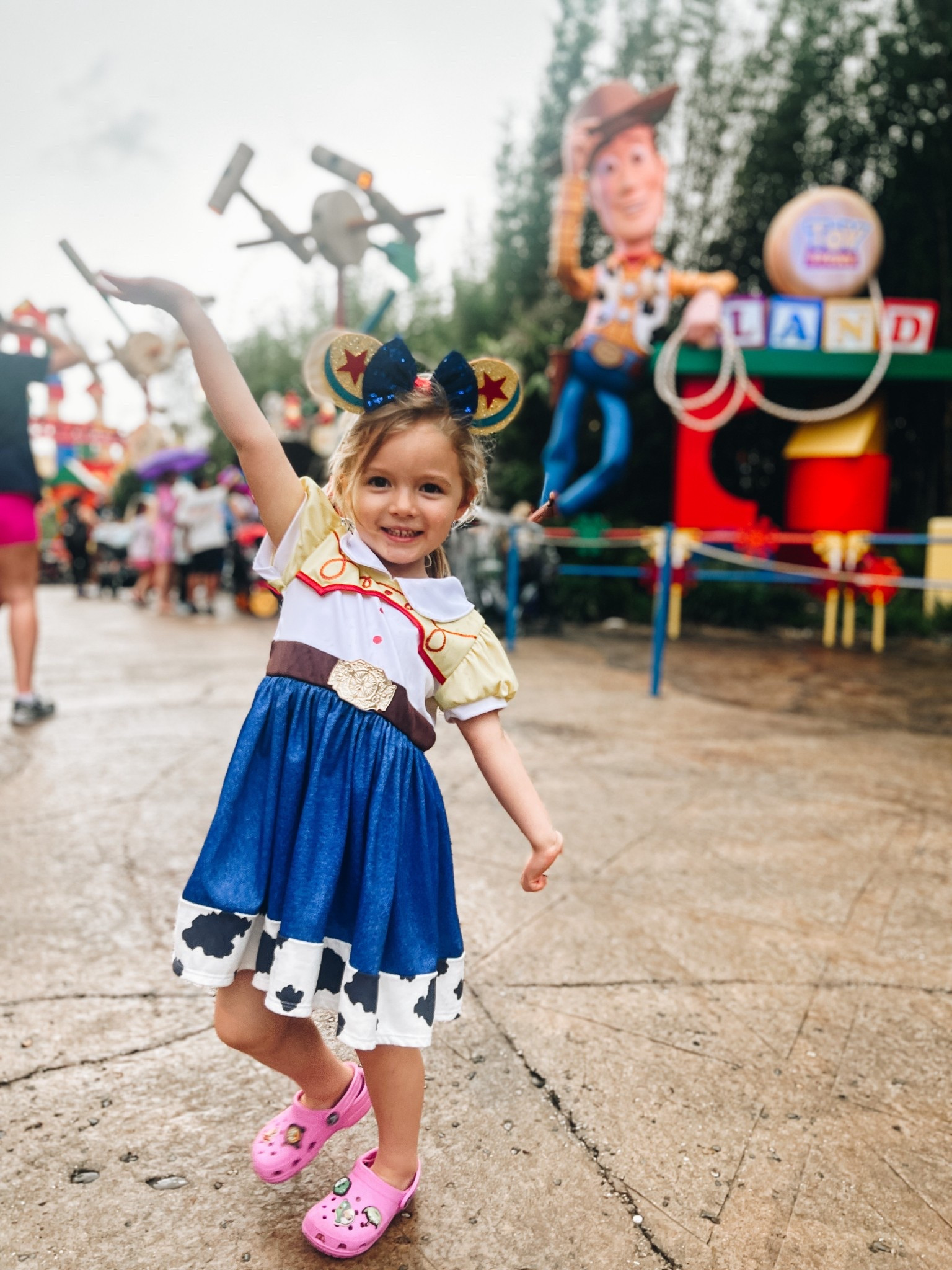 little girls Disney world Toy Story Jessie dress and Pixar ears! Amazon has the best Disneyland and disneyworld attire and Mickey ears! 

#LTKBaby #LTKTravel #LTKKids