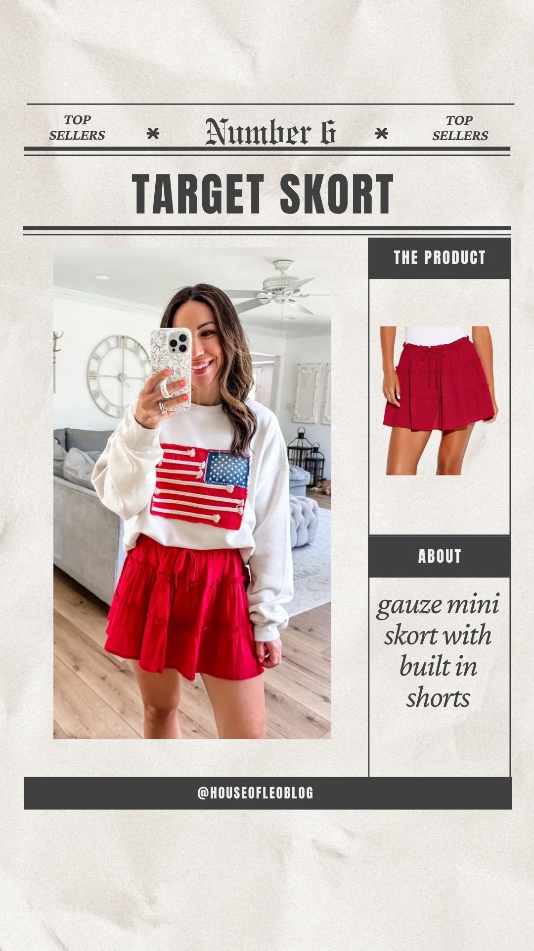 Xs skort but prefer a small. Small flag sweatshirt. 4th of July outfit

#LTKOver40
