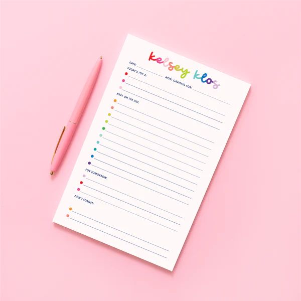 KKxJCS Rainbow Refined Task Notepad | Joy Creative Shop