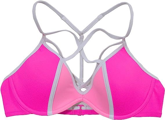 Victoria's Secret Pink Strappy Cage Front Bikini Swim Top | Amazon (US)