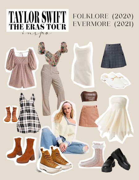 Folklore and evermore outfit inspo for anyone going to the Taylor’s eras concert! 

#LTKFestival #LTKFind #LTKfit