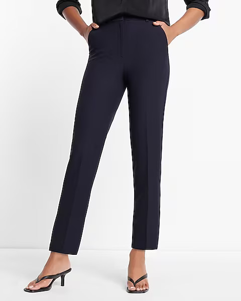 Editor Super High Waisted Straight Ankle Pant | Express