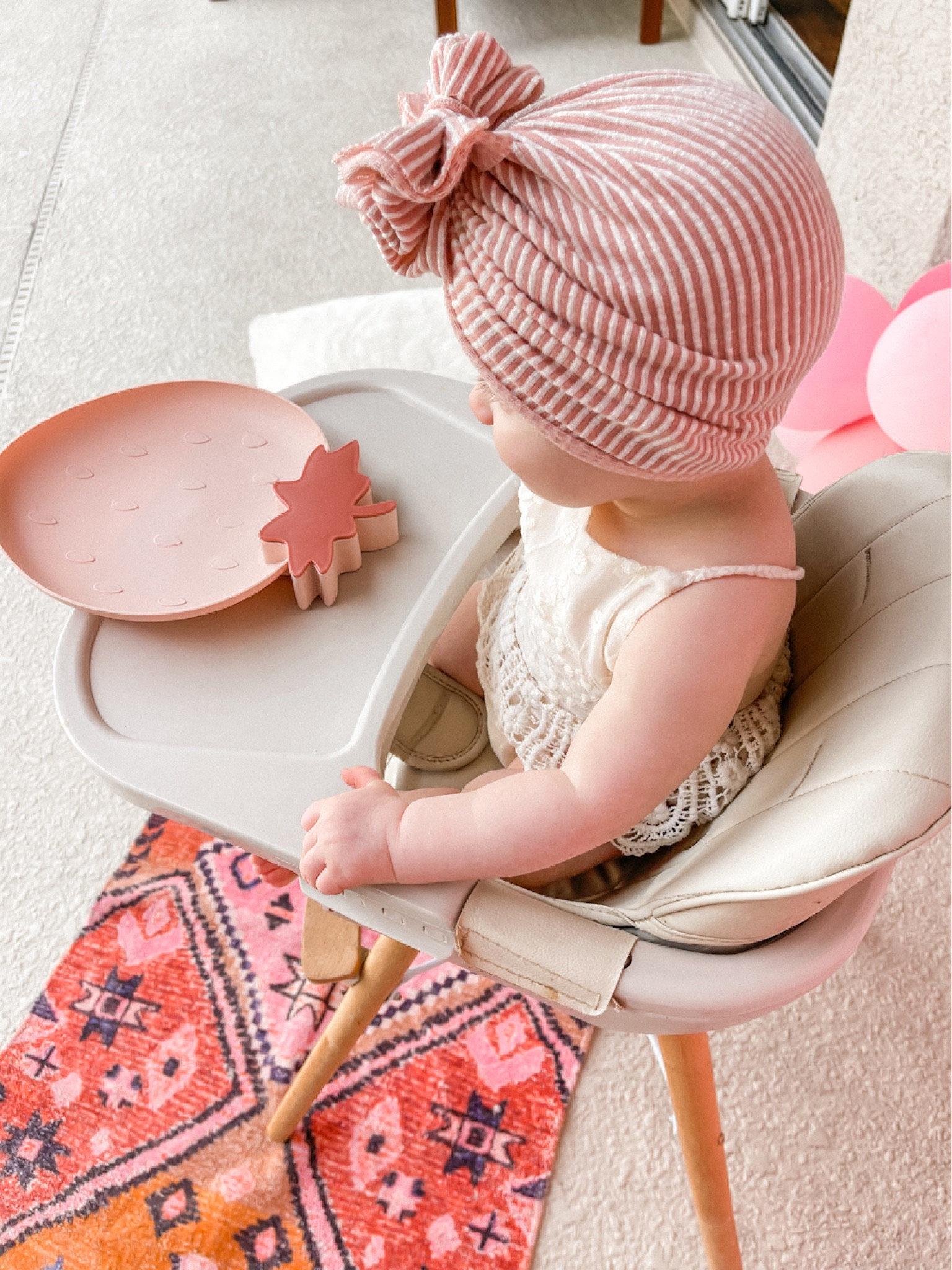 Amazon strawberry plates, 2 for $12! 

Berry first birthday | strawberry birthday theme | berry 1st birthday | baby girl first birthday decor | first birthday theme | Etsy baby girl head wrap | Etsy baby girl bows | baby girl turbans | baby bows | baby girl spring outfit | baby girl spring style | pink rug | urban outfitters rugs | pink balloon arch | birthday balloons

#LTKbaby #LTKfamily #LTKbump