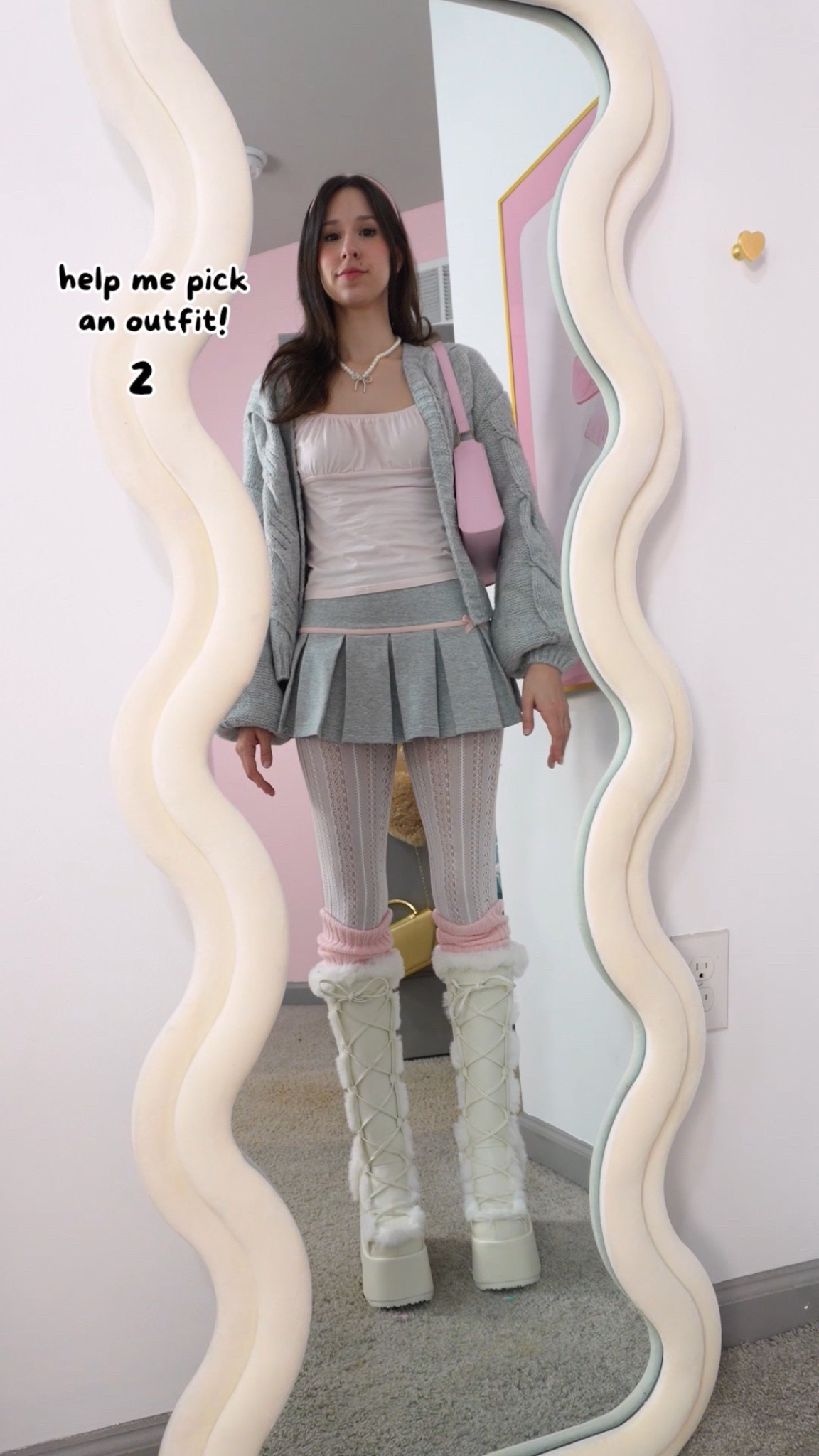 Cute pink and grey soft girl outfit

Skirt from Cherie Lou!

#LTKHoliday #LTKGiftGuide #LTKootd