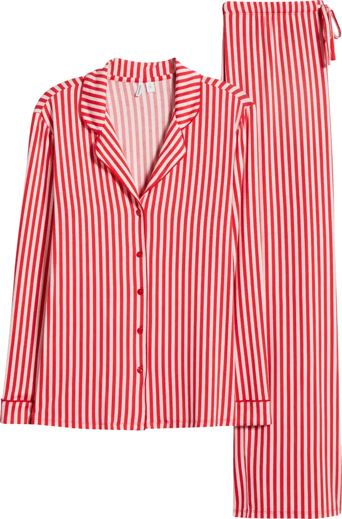 Moonlight Eco Long Sleeve Knit Pajamas | Nordstrom