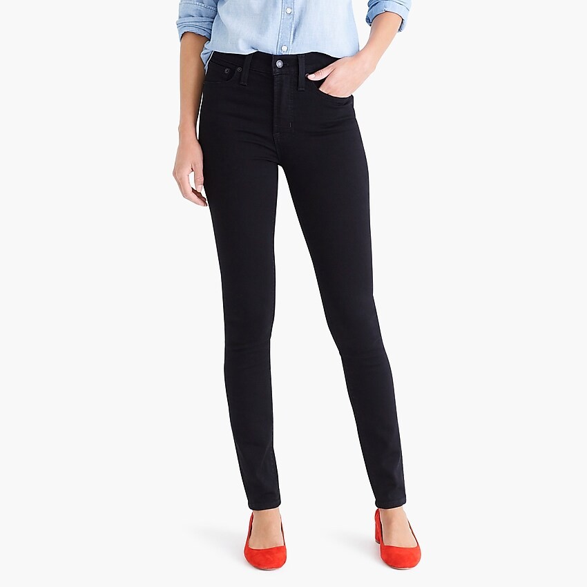 10" highest-rise skinny jean in black denim | J.Crew Factory