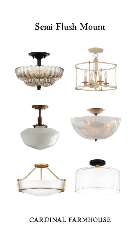 Our fresh round up of semi flush mounts for your home 🤍

#LTKFind #LTKhome #LTKstyletip