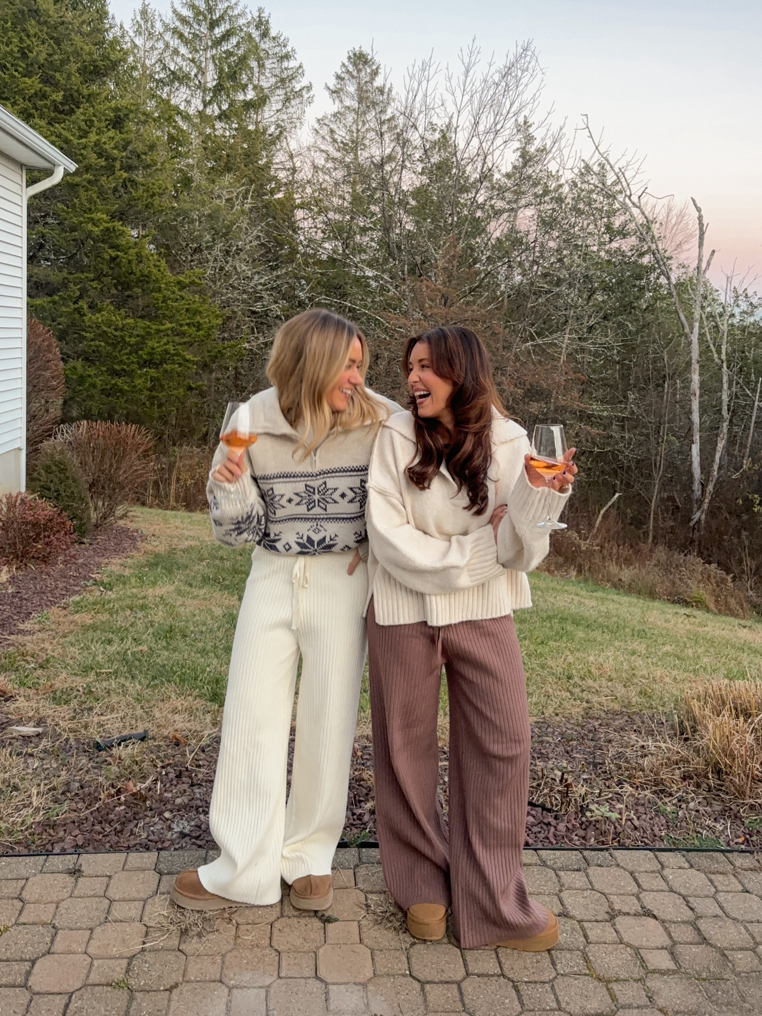 Cozy outfits! Both wearing smalls! 

Fall outfit, christmas sweater, vintage sweater, winter style, thanksgiving outfit 

#LTKSeasonal #LTKHoliday #LTKStyleTip