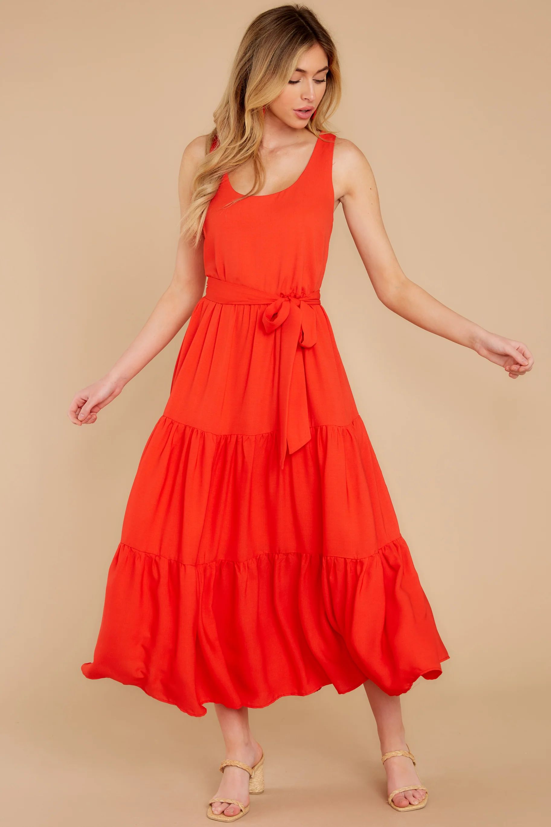 Leap Of Faith Red Maxi Dress | Red Dress 