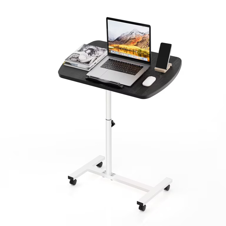 AZULLIA End Side Table, C-Shaped End Table with Adjustable Heigh, Suitable for Living Room, Bedro... | Walmart (US)