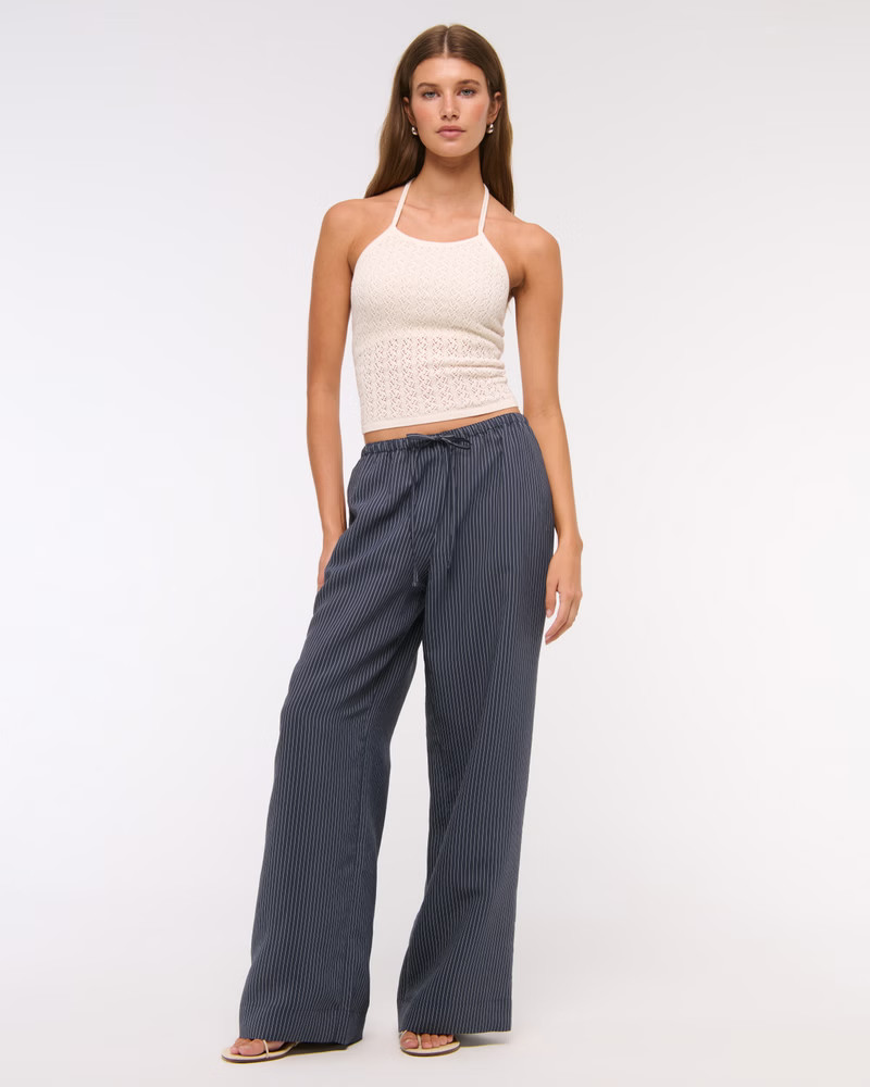 Women's Wide Leg Pull-On Pant | Women's Bottoms | Abercrombie.com | Abercrombie & Fitch (UK)