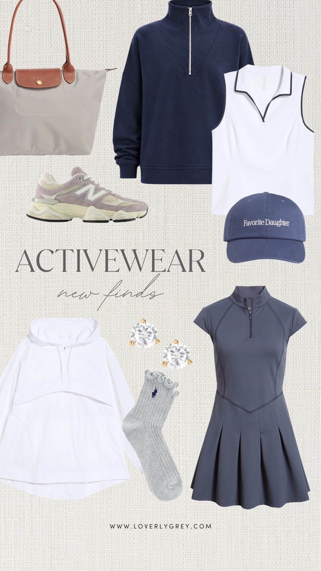 These preppy activewear finds are exactly the kind of pieces I love for looking pulled together on casual days! Navy layers, a sporty polo top, tennis dress and sneakers make it easy to create cute athleisure outfits that can go from a morning walk straight into the rest of the day.

#LTKselfcare #LTKActive