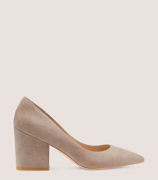 Avenue 75 Sleek Block Pump | Stuart Weitzman Outlet