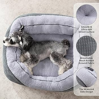 INVENHO Medium Dog Beds for Medium Dogs Washable, Rectangle Dog Bed Medium Size Dog, Orthopedic D... | Amazon (US)