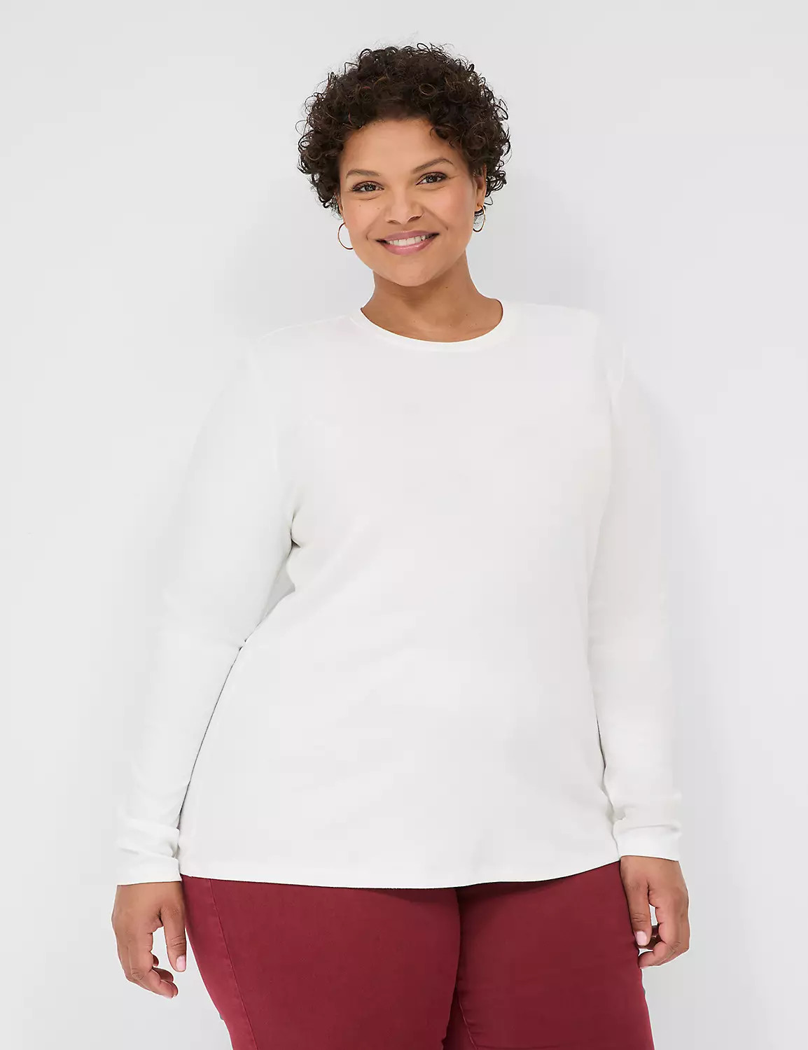 The Long-Sleeve Layering Tee | LaneBryant | Lane Bryant (US)
