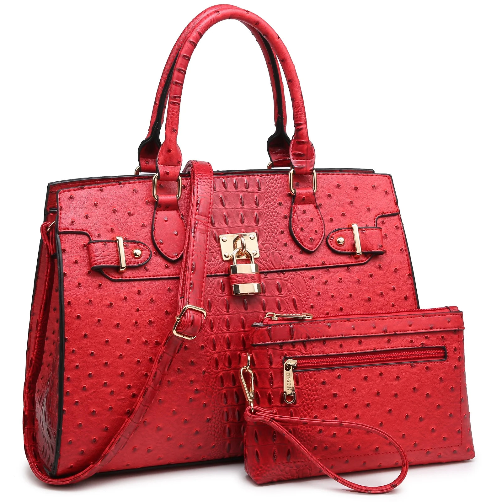 Dasein Women Handbags and Purses Ladies Shoulder Bag Top Handle Satchel Tote Work Bag with Matchi... | Walmart (US)