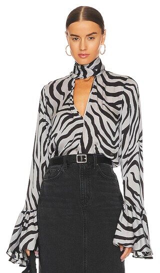 Blisse Top in Black Geo Zebra | Revolve Clothing (Global)