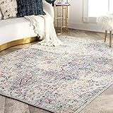 nuLOOM Vintage Maryetta Area Rug, 8' x 11', Blue | Amazon (US)