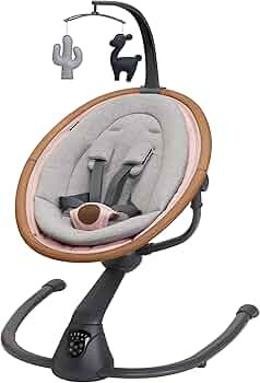 Maxi-Cosi Cassia Swing, Easy to use Touch Screen Control Panel, Essential Blush | Amazon (US)