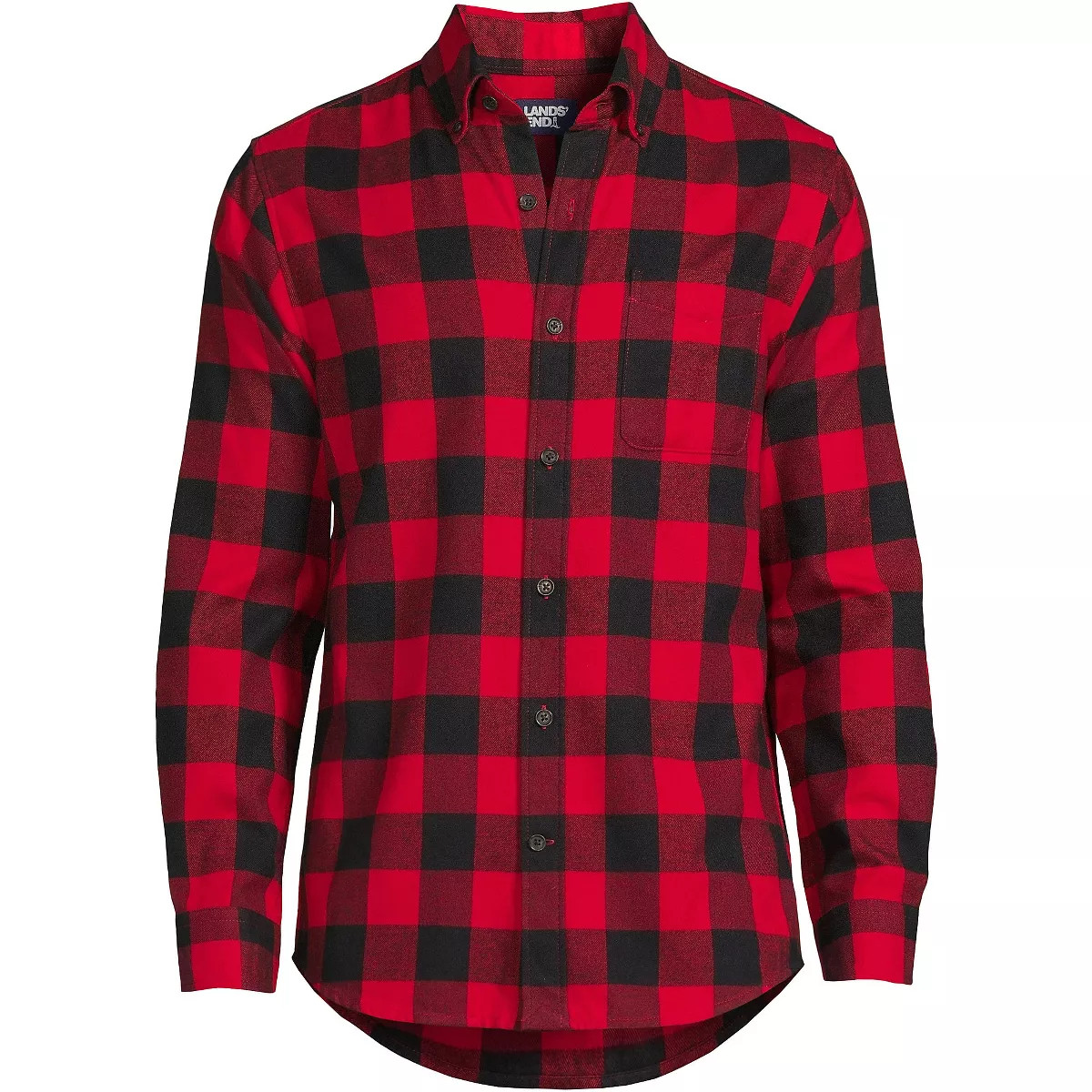 Lands' End Men's Traditional Fit Flagship Flannel Shirt | Target