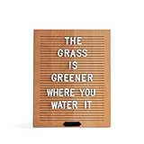 RETTEL Light Wood Letter Board, Trendy Wall Decor, No Felt Letter Board, Home Decor Letter Board (Na | Amazon (US)