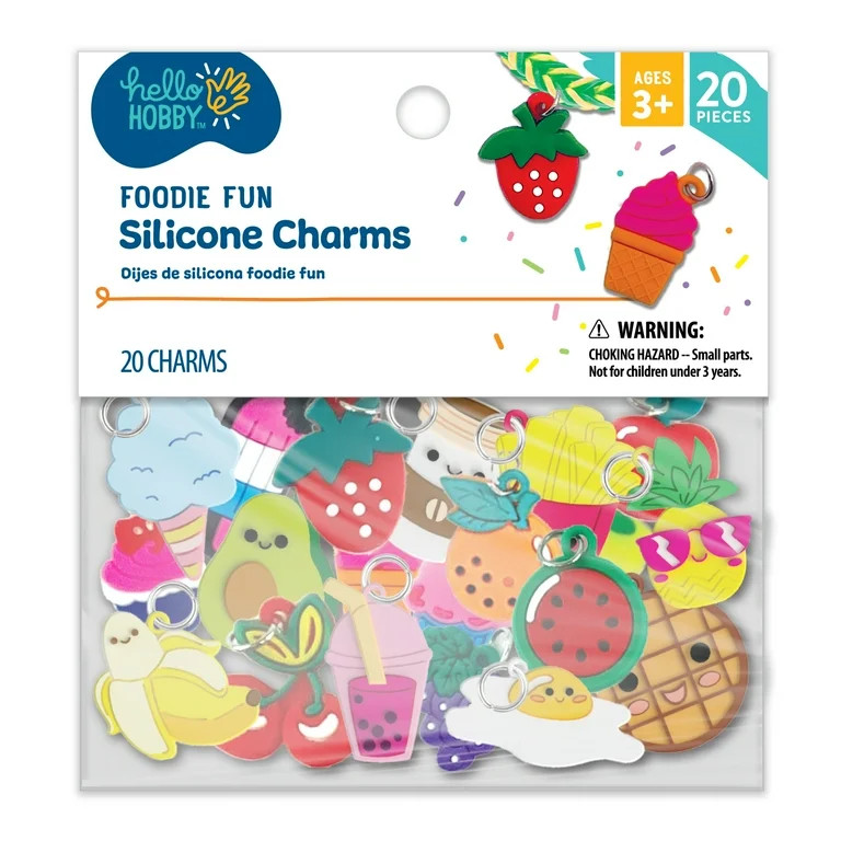 Hello Hobby Silicone Charms for Crafts, Foodie Fun, Unisex Child | Walmart (US)
