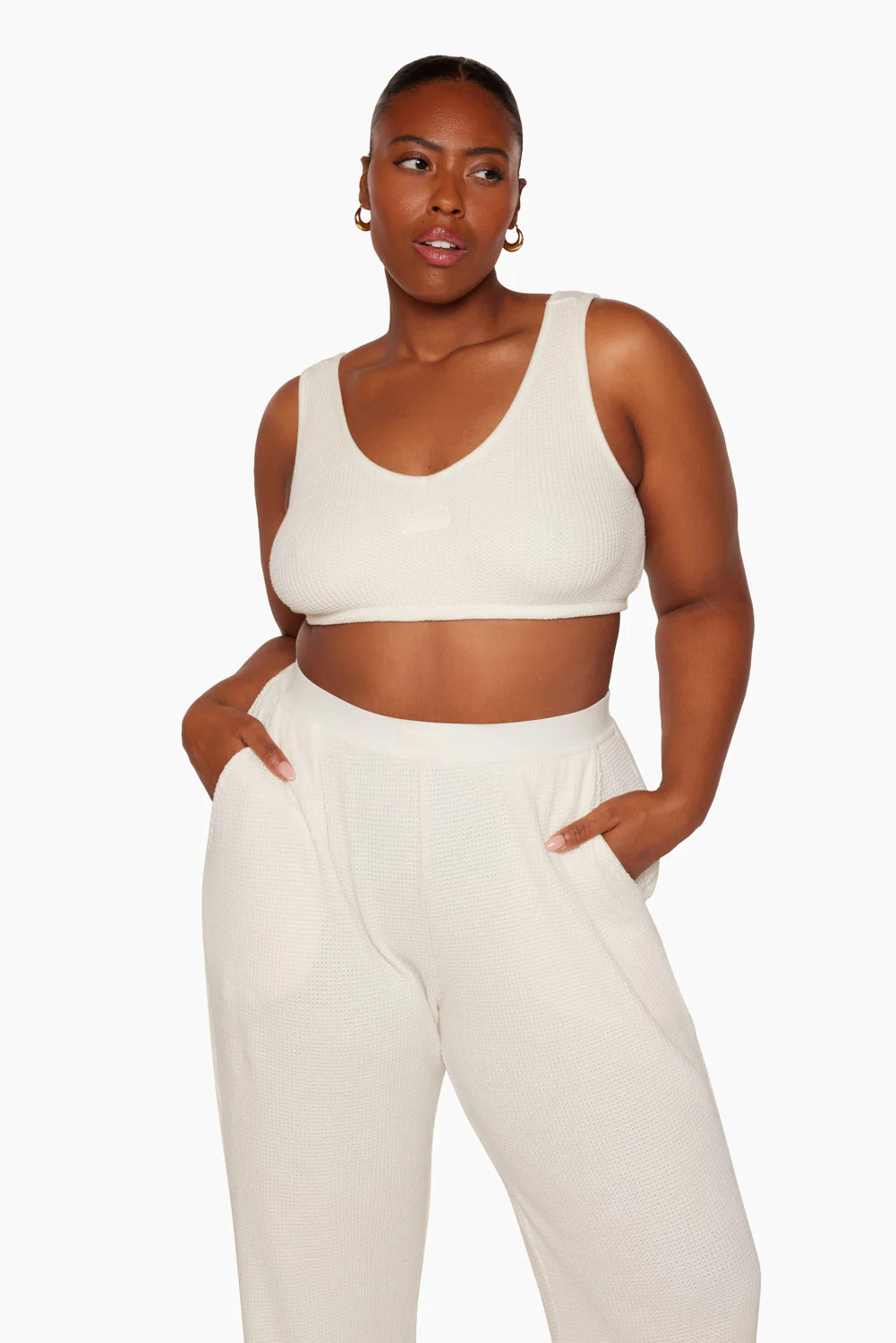 LOUNGE DIP BRA - BLANC | SET Active