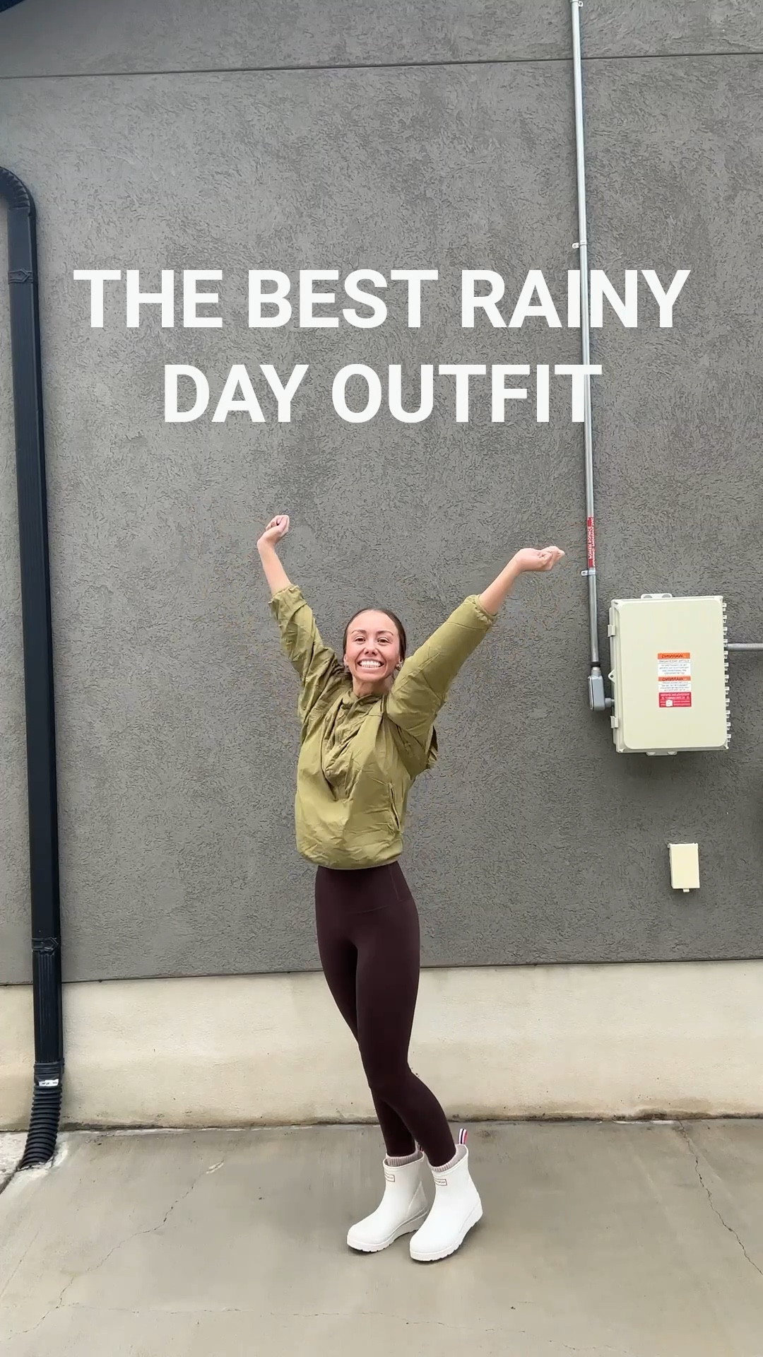 Rainy day outfits are my favorite outfits😍😍

#rainboots #scrunchsocks #comfyclothing 

#LTKStyleTip #LTKShoeCrush #LTKActive