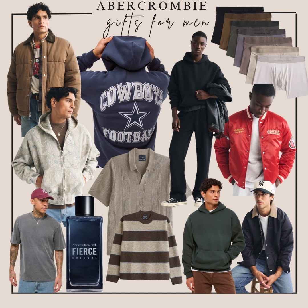 Abercrombie & Fitch Men’s - up to 40% off plus free shipping over $99 - use code HOLIDAYRUSH for an additional discount! 🤩❄️


#abercrombie and fitch
#a&f
#abercrombie sale
#abercrombie mens 
#stackabke code
#promo code 
#sale alert
#deal
#Sunday hoodie
#raw hem sweatpants 
#soft cozy sweatshirts
#abercrombie jeans
#mens sweat set
#mens lounge set
#mens weekend style
#mens casual style
#dad style
#dad outfit inspo
#mens outfit inspo 
#mens travel style
#mens airport outfit 
#trending men’s fashion 
#gift idea
#gift for him
#teen guy gift idea
#gift for dad
#mens cologne
#mens barn jacket
#mens crew sweater 
#mens dress tshirt
#nfl sweatshirts
#nfl team jacket
#Sunday football outfit 
#mens boxer underwear 
#mens sweatshirts
#mens quilted jacket
#mens fashion inspo
#ootd


#LTKootd #LTKMens #LTKGiftGuide