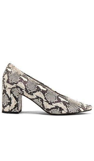 Rehearse II Pump in Black & White Python | Revolve Clothing (Global)