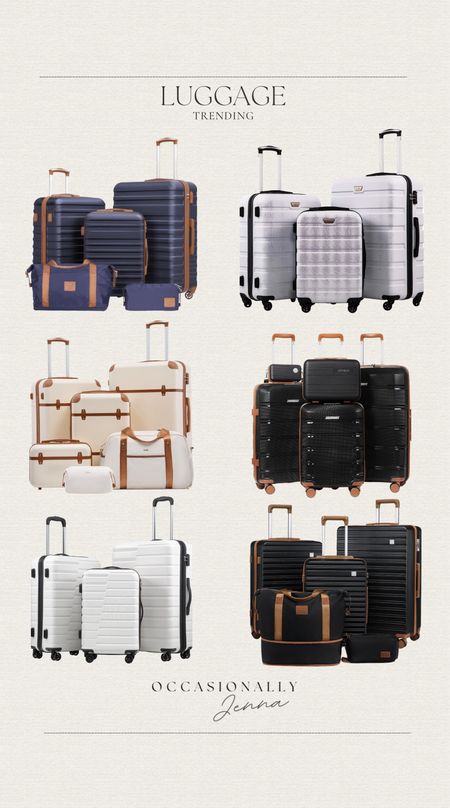 Luggage trending all from Amazon.




Luggage sets, suit cases, carry ons, duffle bags, travel sets

#LTKtravel