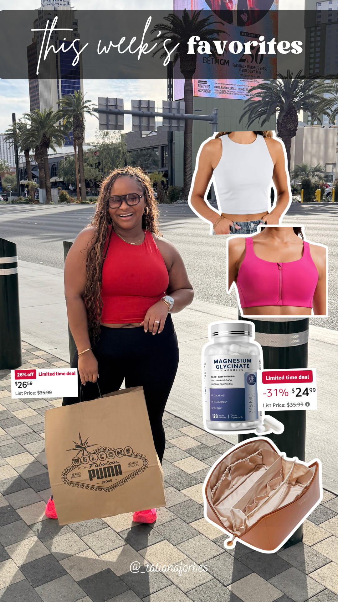 This week’s favorites! A mix of my personal go-tos and your most clicked and bought lately, so you already know these are good!
(my fav leggings and trusted magnesium brand is on limited time deal too!) 

 #LTKfitnessgoals #LTKActive #LTKMidsize
