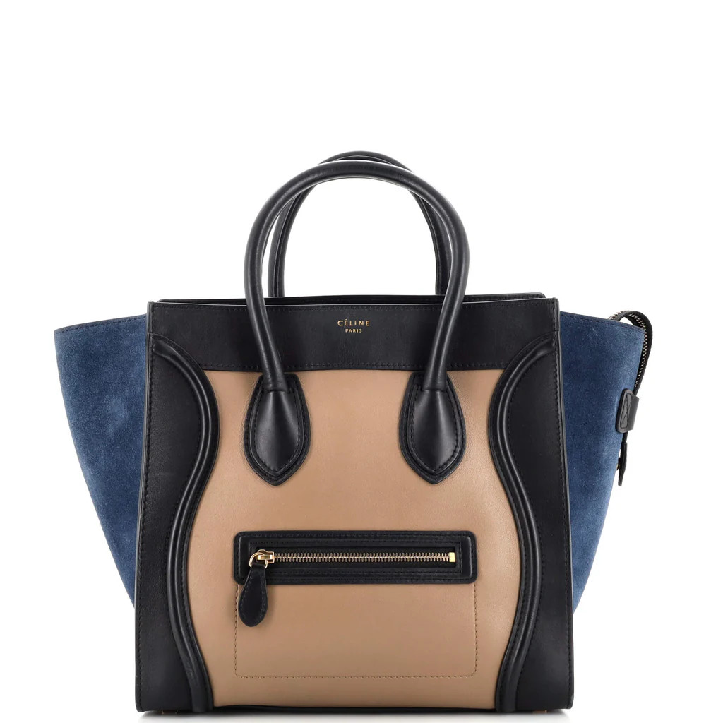 Tricolor Luggage Bag Leather Mini | Rebag