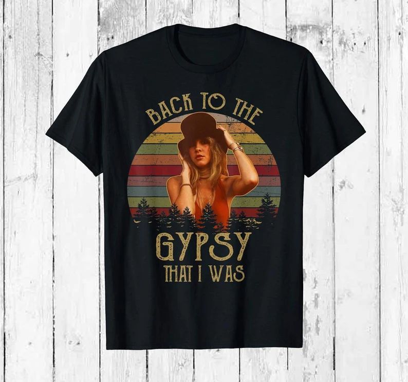 Stevie Nicks Fleetwood Mac Rumours T-Shirt Vintage Men's Black T Shirt Cotton Tee | Etsy (US)