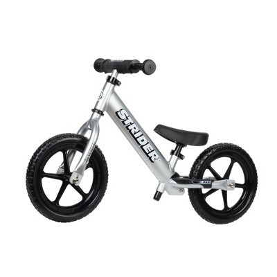 Strider 12x Pro Bike, Silver – Balance Bike for Kids 1-4 Years – Safety Pad, Padded Seat, Mini Grips & Flat-Free Tires – Tool Free | Target
