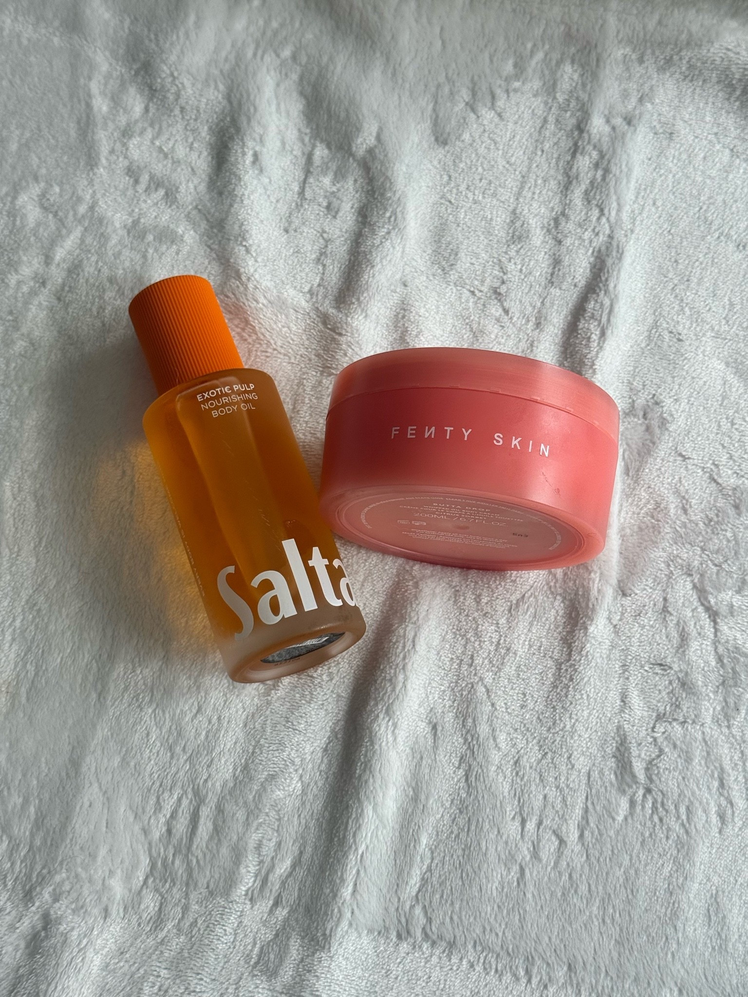 Body care favorites that leave my skin silky, hydrated, and glowing ✨💖 Pairing Saltair nourishing body oil with Fenty Skin rich body butter for the ultimate soft skin routine. 

#LTKBeauty #BodyCareRoutine #FentySkin #Saltair #BodyButter #BodyOil #GlowingSkin #HydratedSkin #SoftSkinGoals #SelfCareEssentials #LuxuryBodyCare #BeautyFavorites #DrySkinRelief #SummerSkin #HealthySkinGlow

#LTKBeauty #LTKWedding #LTKgrwm