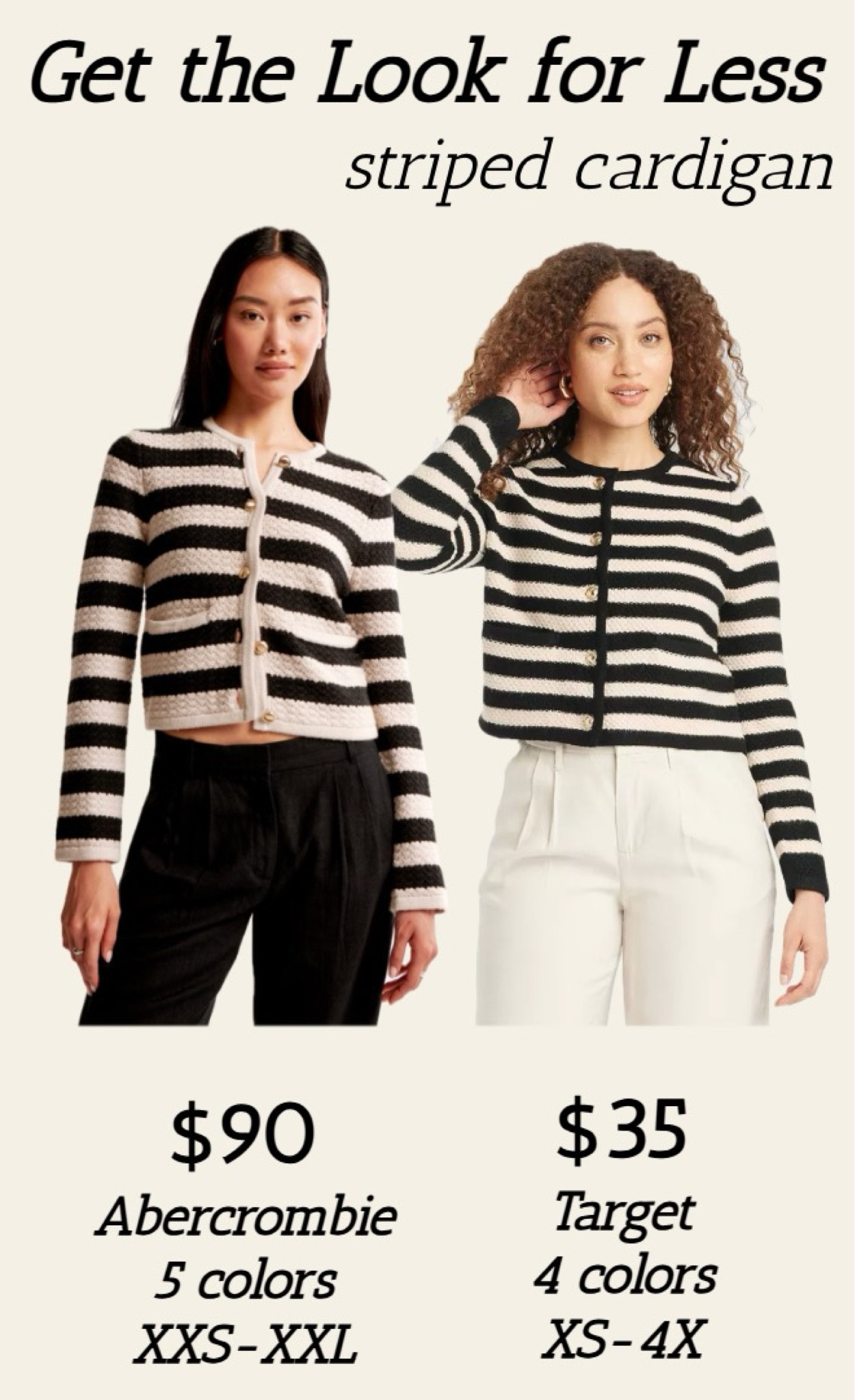 Get the Look for Less! I love this Abercrombie striped cardigan, and the quality is great. If you want a similar look for less, this Target cardigan is so cute and only $35! 
………..
teacher outfit teacher look workwear work outfit work look plus size teacher outfit plus size work outfit plus size workwear striped cardigan button down sweater striped sweater abercrombie new arrivals abercrombie finds target finds target new arrivals fall looks fall outfits back to school outfit back to school look sweater under $100 cardigan under $100 cardigan under $50 cardigan under $100 striped look striped outfit striped top Abercrombie dupe

#LTKBacktoSchool #LTKWorkwear #LTKOver40