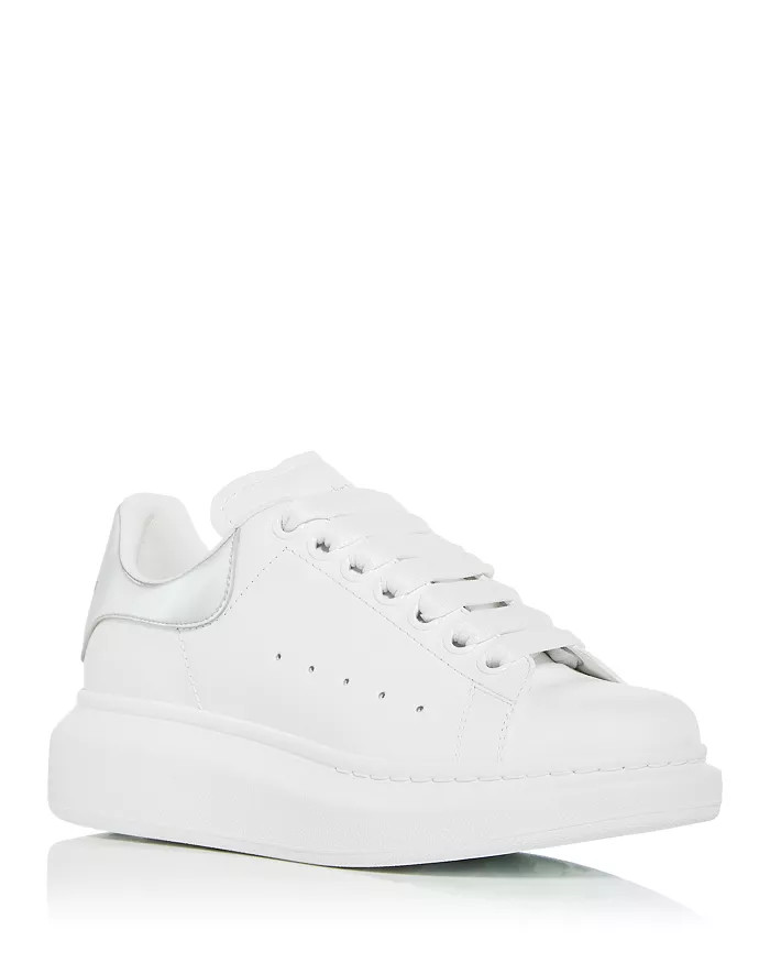 Women's Oversized Metallic Heel Detail Sneakers | Bloomingdale's (US)