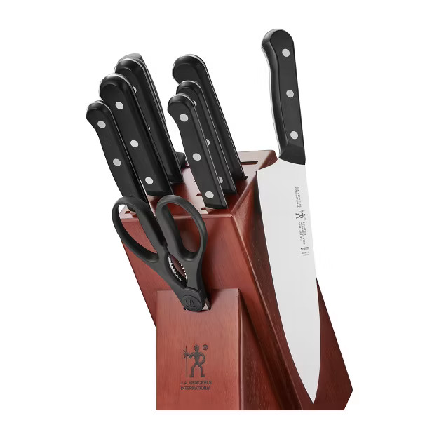 Henckels Solution 10-pc Knife Set with Block, Chef Knife, Paring Knife, Utility Knife, Bread Knif... | Target