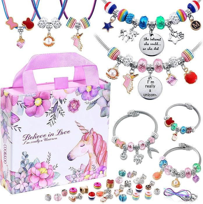 Girls Charm Bracelet Making Kit: Unicorn Toys for Girls Gifts 8-12 Years Old, Birthday Gifts 6 7 ... | Amazon (CA)