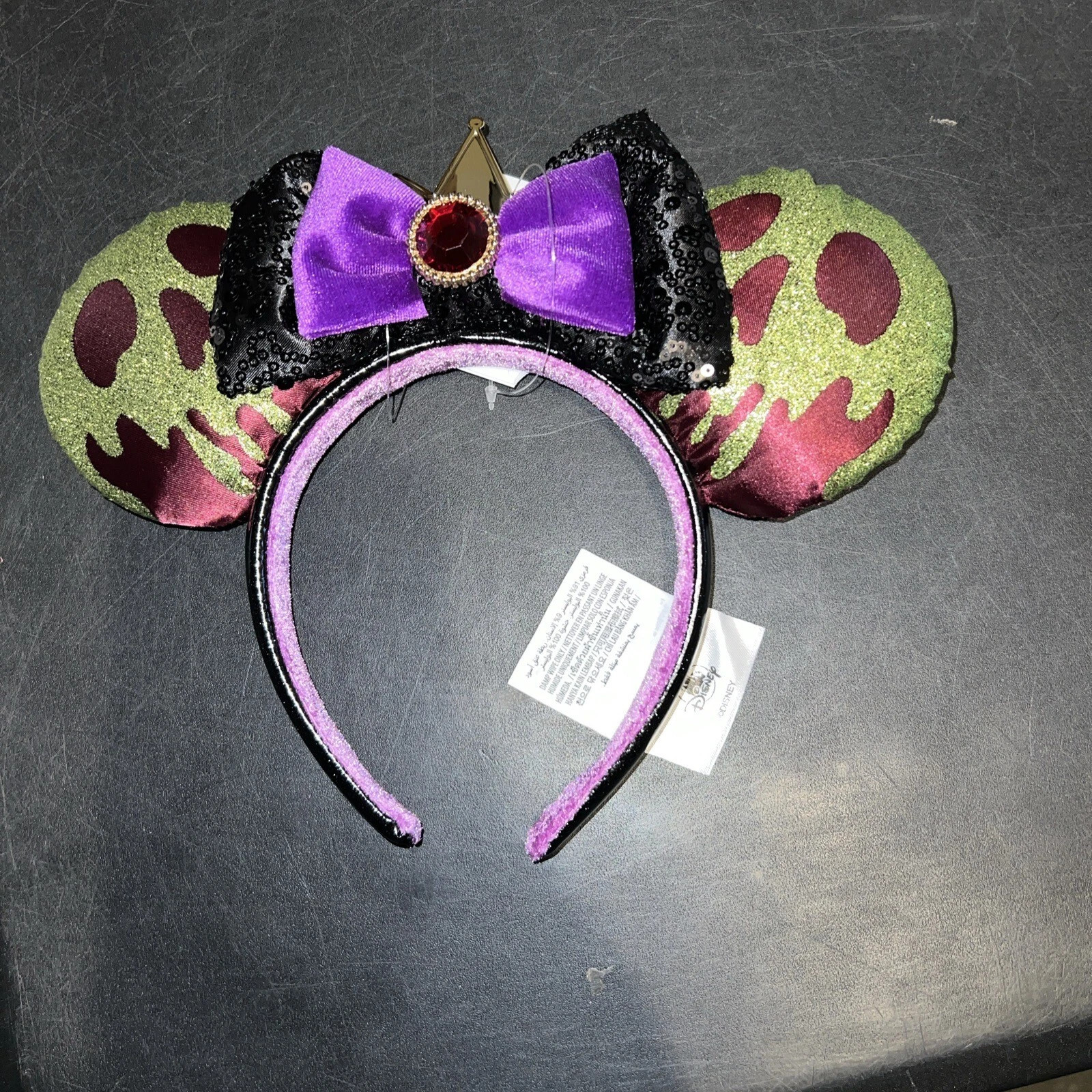 2024 Disney Parks Snow White Evil Queen Poison Apple Ear Ears Headband New  | eBay | eBay US