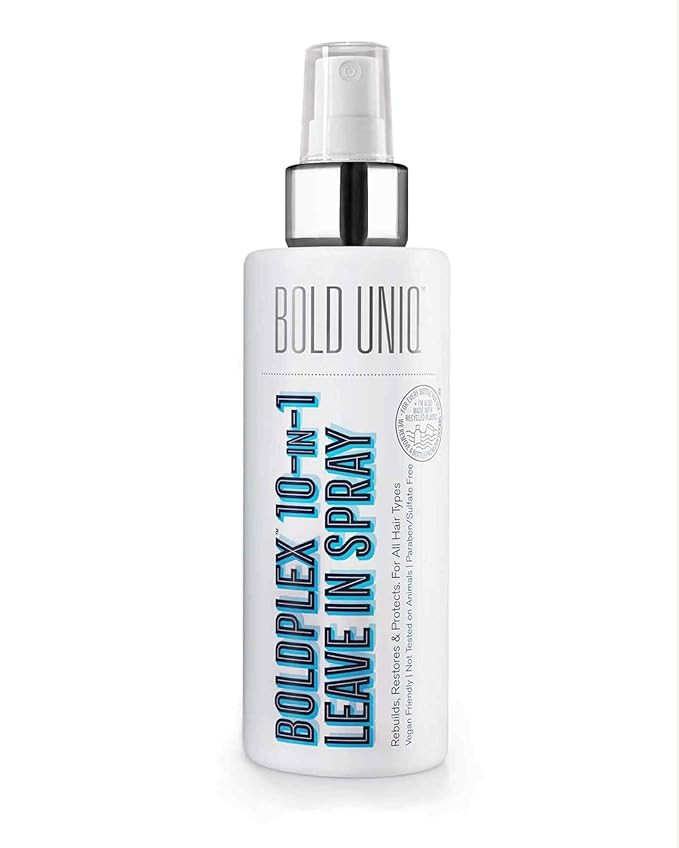 Boldplex Heat Thermal Protectant -10-in-1 Leave in Treatment Spray For Frizzy, Dry, Damaged, Colo... | Amazon (US)
